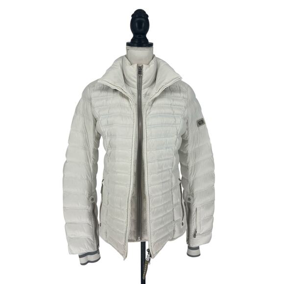 Bogner White Kelly-D Quilted Ski Jacket with Quilted Design - Picture 3 of 16